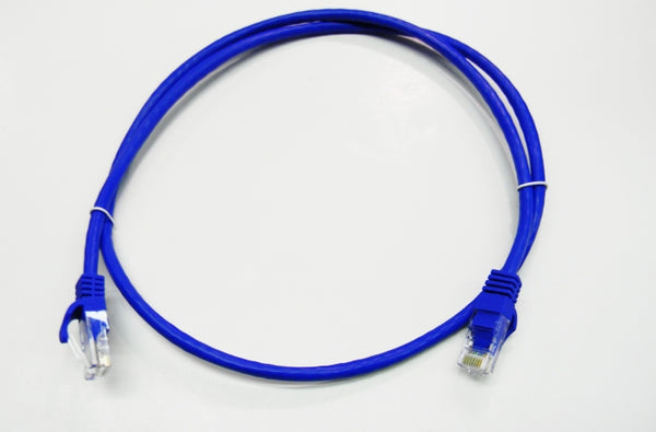 Datcom Realm Ethernet Cat6 blue patch cable x 3 feet