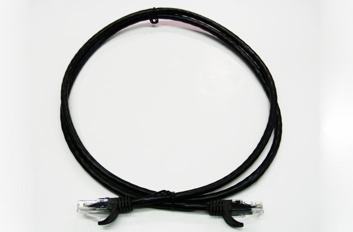 Datcom Realm Ethernet Cat6 black patch cable x 4 feet