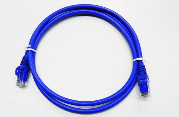 Datcom Realm Ethernet Cat6 blue patch cable x 4 feet