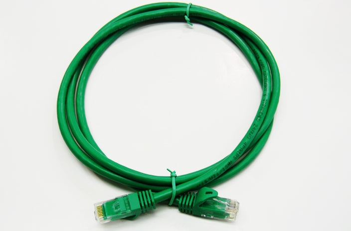 Datcom Realm Ethernet Cat6 green patch cable x 5 feet