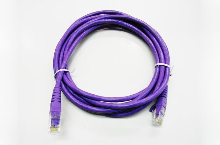 Datcom Realm Ethernet Cat6 purple patch cable x 3 feet