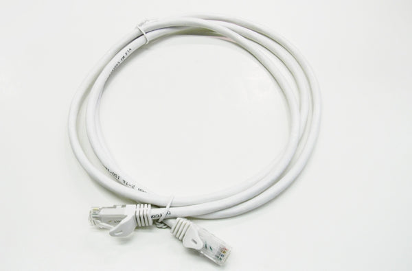Datcom Realm Ethernet Cat6 white patch cable x 5 feet
