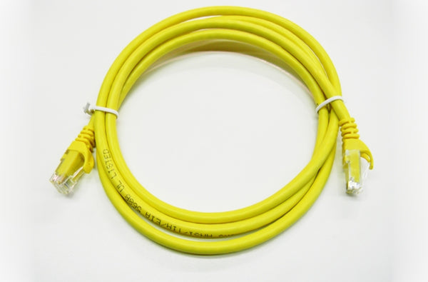 Datcom Realm Ethernet Cat6 yellow patch cable x 5 feet