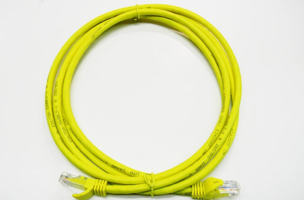 Datcom Realm Ethernet Cat6 yellow patch cable x 6 feet