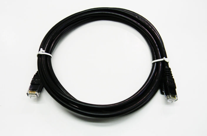 Datcom Realm Ethernet Cat6 black patch cable x 7 feet