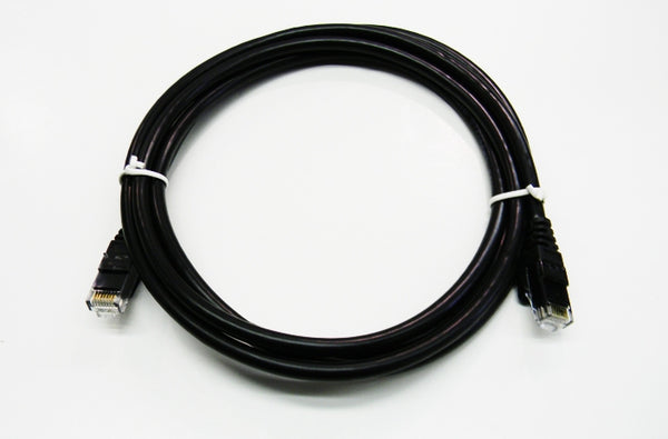 Datcom Realm Ethernet Cat6 black patch cable x 6 feet
