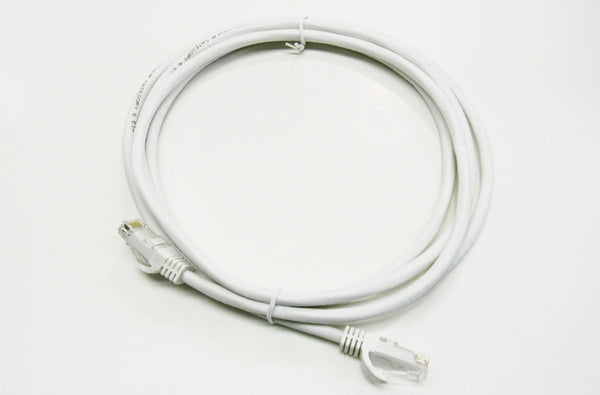 Datcom Realm Ethernet Cat6 white patch cable x 6 feet