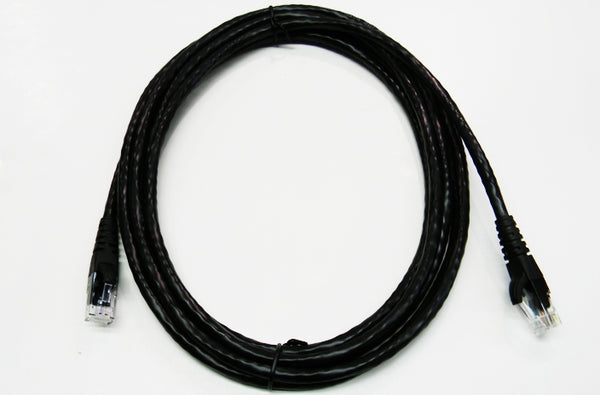 Datcom Assured outdoor Ethernet Cat6 black patch cable x 25 feet