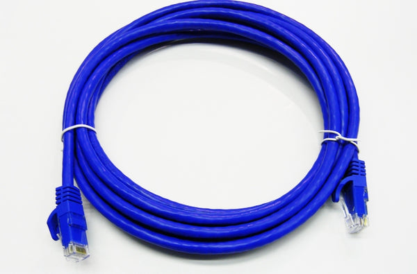 Datcom Realm Ethernet Cat6 blue patch cable x 10 feet