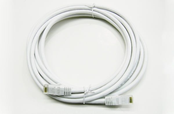 Datcom Realm Ethernet Cat6 white patch cable x 20 feet