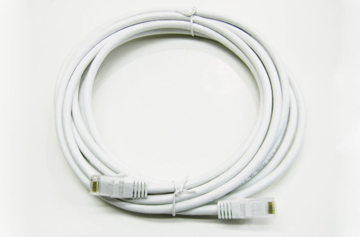Datcom Realm Ethernet Cat6 white patch cable x 30 feet