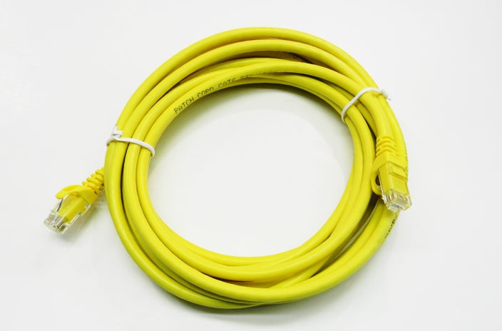 Datcom Realm Ethernet Cat6 yellow patch cable x 15 feet