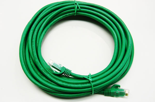 Datcom Realm Ethernet Cat6 green patch cable x 35 feet