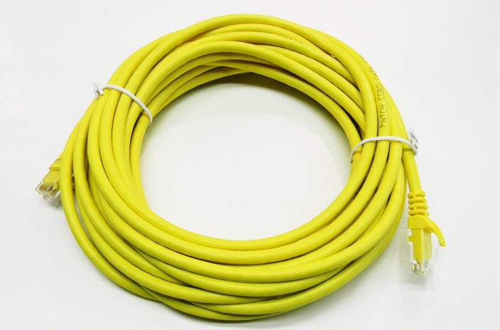 Datcom Realm Ethernet Cat6 yellow patch cable x 25 feet