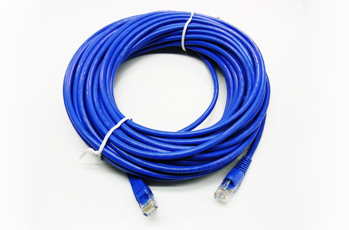Datcom Realm Ethernet Cat6 blue patch cable x 100 feet