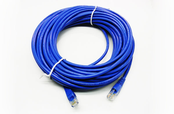 Datcom Realm Ethernet Cat6 blue patch cable x 100 feet