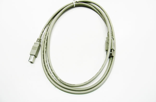 Datcom Realm USB 2.0 A to B male to male white cable x 10 feet