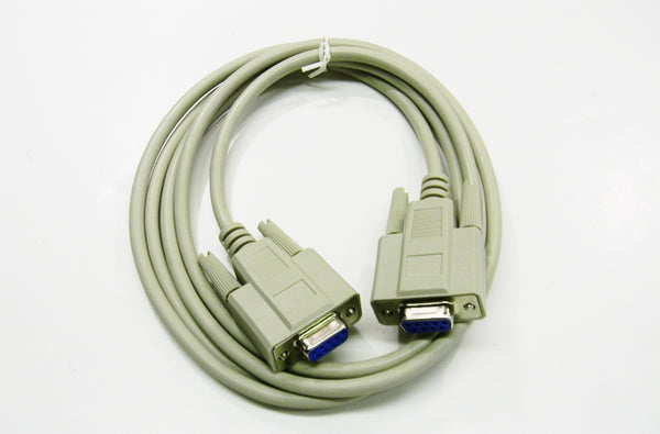 Datcom Realm DB9 f/f null modem cable assembly x 6 feet