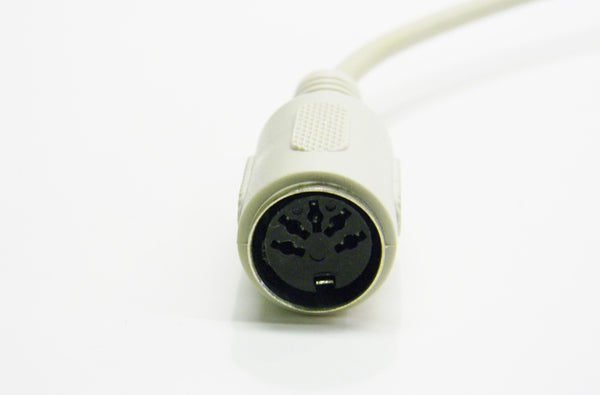 Datcom Realm PS2 6 pin mini din male to 5 pin din female x 8 feet