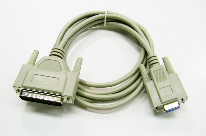 Datcom Realm DB9f / DB25m AT modem cable assembly x 6 feet