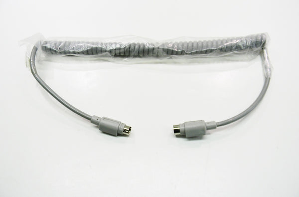 Datcom Realm PS2 6 pin mini din male to female curly cable x 6 feet