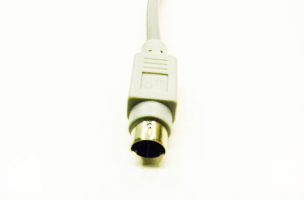 Datcom Realm PS2 6 pin mini din male to female curly cable x 6 feet