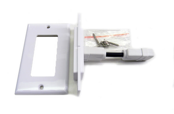 Datcom Realm decora HDMI faceplate, white