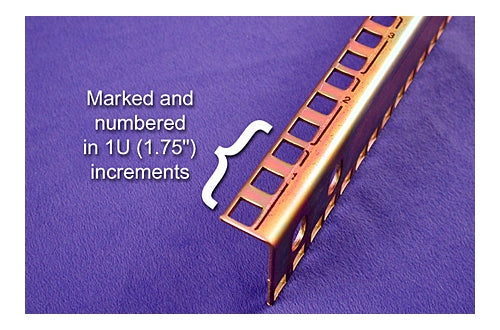 Hammond C4PR2477SZPL 44U square hole rail