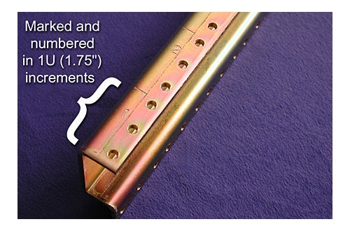 Hammond C4PR2477TZPL 44U 10-32 tapped rail