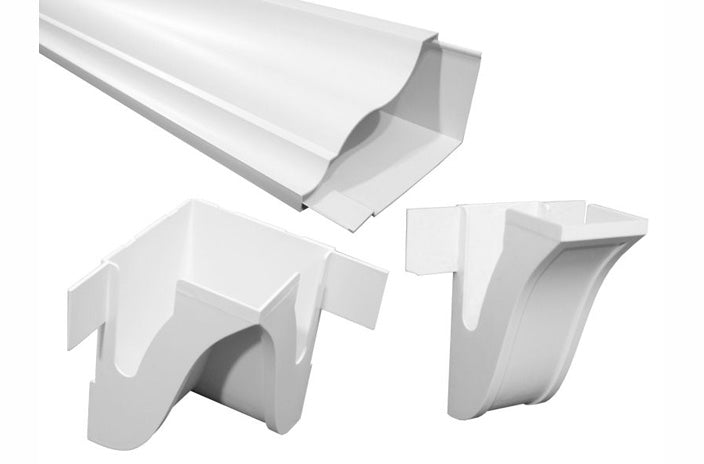 RowlCrown CLRX4-CLWT Classic 4 inch crown molding kit