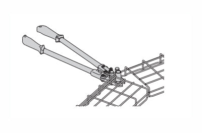 Cooper B-Line Cleanshear cutting and bender tool.