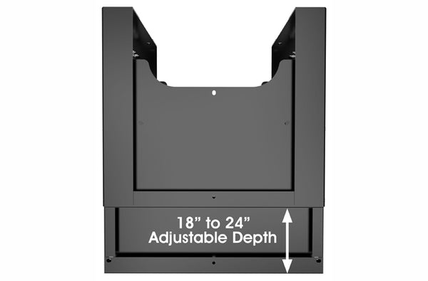 Hammond HWMR1920UBK center swing 20U wall rack