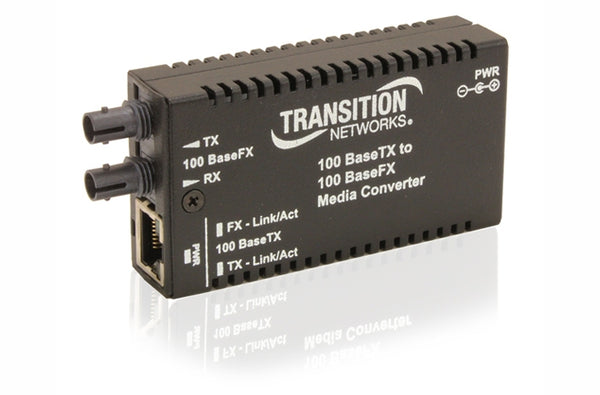 Transition M/E-TX-FX-01 100base-FX (ST) MM media converter