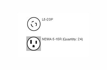 Geist RCMWN242-102S15TL5-OD 20A x 24 NEMA 5-15R PDU