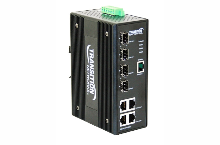 Transition SISGM1040-244-LRT 4 + 4 SFP industrial switch