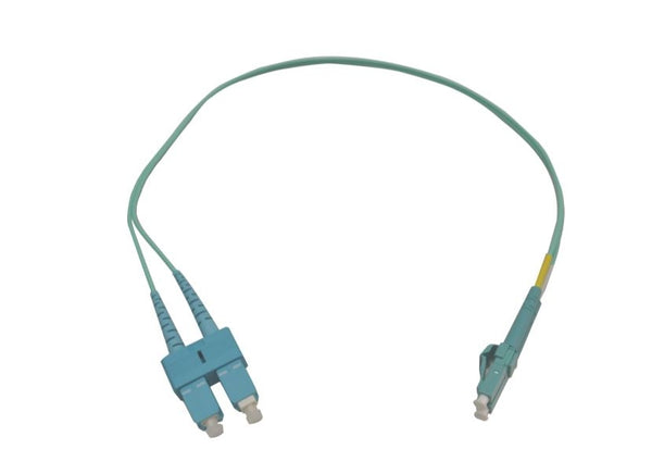 Datcom Realm LC/SC OM3 MM 2mm fiber patch cord x 1.5ft