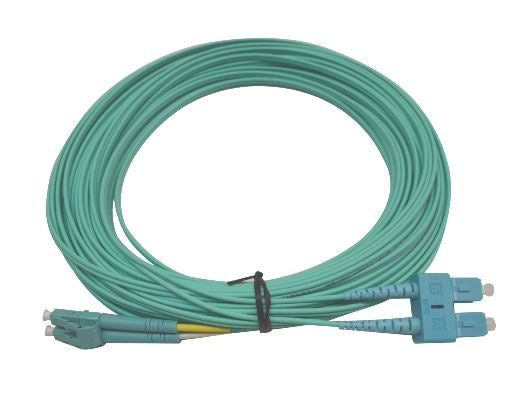 Datcom Realm LC/SC OM3 MM 2mm fiber patch cord x 23ft