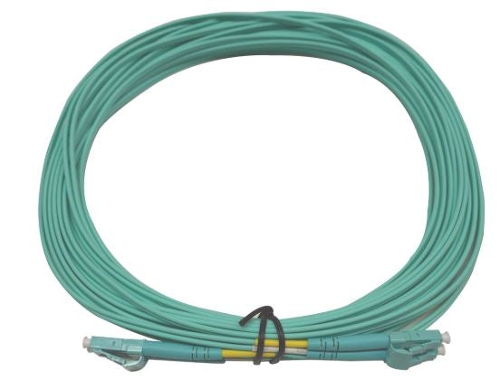 Datcom Realm LC/LC OM3 MM 2mm fiber patch cord x 30ft