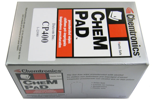 Chemtronics CP400 Chempad anti-Static wipes, Pack of 50