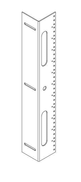 Hammond EPDHR12 Additional Pair of Panel Rails for 12U cabinet