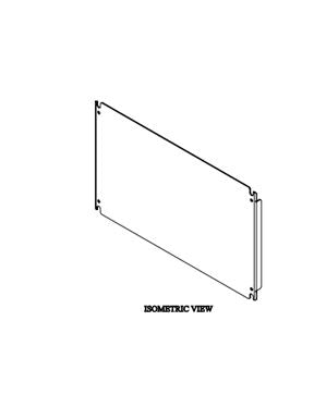 Hammond EPGDH1624 Optional Rear Inner Panel for 7U cabinet