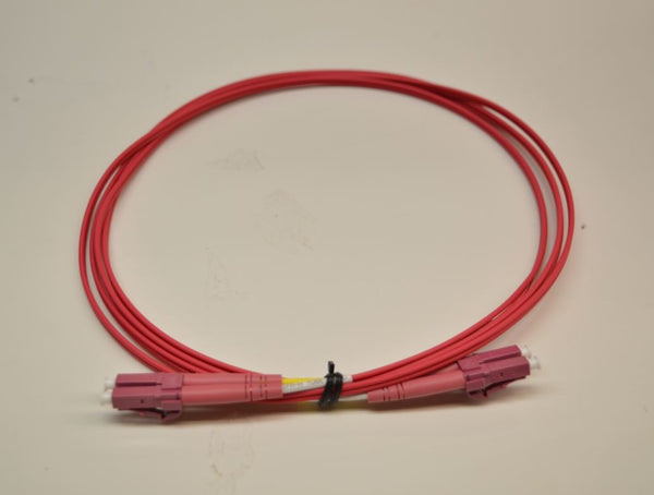Datcom Assured LC/LC OM4 MM 2mm fiber patch cord x 16.5 ft
