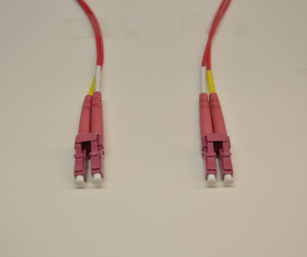 Datcom Assured LC/LC OM4 MM 2mm fiber patch cord x 23 ft