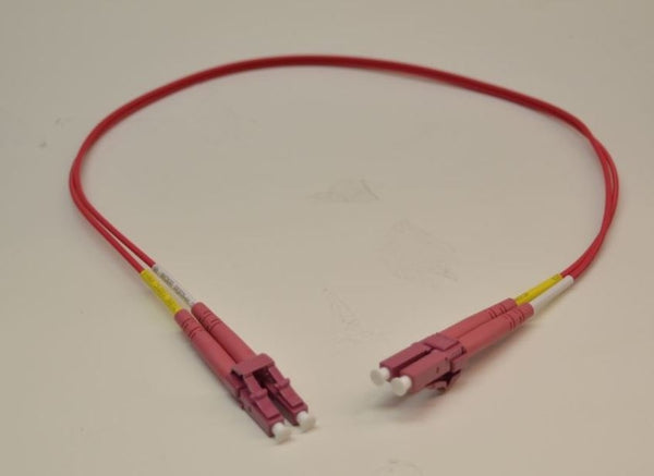 Datcom Realm LC/LC OM4 MM 2mm fiber patch cord x 1.5 ft