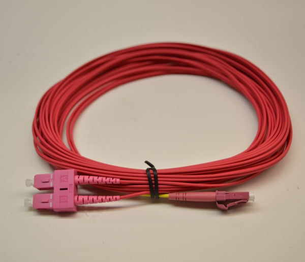 Datcom Realm SC/LC OM4 MM 2mm fiber patch cord x 26 ft