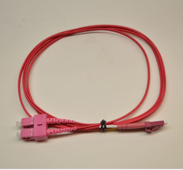 Datcom Realm SC/LC OM4 MM 2mm fiber patch cord x 13 ft