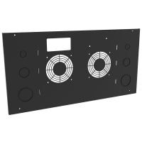 Hammond SDC6UCFP 6U conduit/fan panel for SDC series racks