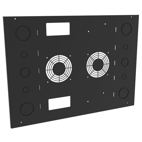Hammond SDC9UCFP 9U conduit/fan panel for SDC series racks