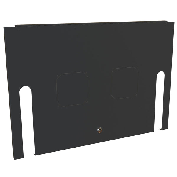 Hammond SDC9USD 9U solid cable entry/fan door for SDC series racks