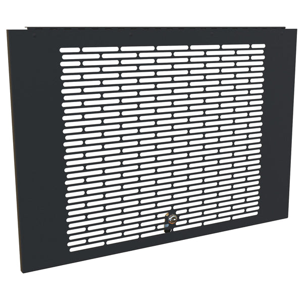 Hammond SDC9UVD 9U vented locking door for SDC series racks